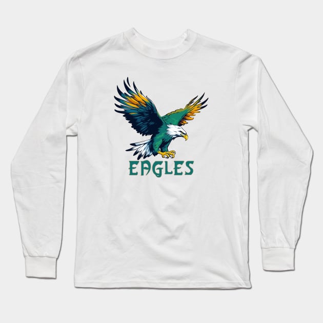 Eagles Long Sleeve T-Shirt by lospaber